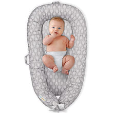 Load image into Gallery viewer, CosyNation Baby Lounger, Lightweight Infant Floor Seat, Soft Cotton and Fiberfill, Newborn Essentials for Traveling (Arrow)
