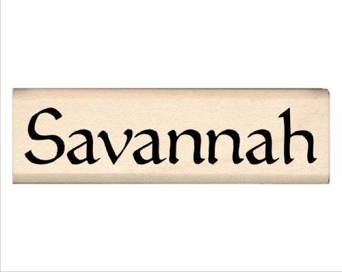 Stamps by Impression Savannah Name Rubber Stamp