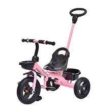 Load image into Gallery viewer, Stroller Child Bike Push and Sit Toddler Scooter Indoor and Outdoor Portable Tricycle Seat Belt 3 Color Options (Color : Pink)
