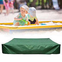 Sandbox Cover, Green Square Protective Cover with Drawstring for Sandpit, Toys, Swimming Pool and Furniture, Square Pool Cover (Color : Green, Size : 150x150cm)