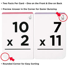 Load image into Gallery viewer, Think Tank Scholar Multiplication and Division Flash Cards (300 Facts), Award Winning, Math Facts 1-12 Flashcards Set - Kids Ages 8+ 3rd, 4th, 5th, 6th Grade - 6 Teaching Methods, 5 Games for Learning
