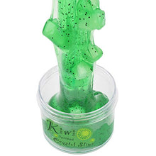 Load image into Gallery viewer, Kiwi Green Clear Slime Crystal Putty 7oz Soft Jelly Clay Non-Sticky Slime Premade for Girls Boys, Crunchy Bubble Slime DIY Cotton Mud Stretchy Kids Toys Art Craft Birthday Party Favor
