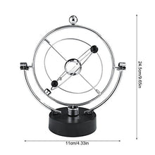 Load image into Gallery viewer, Electronic Perpetual Motion Toy Simulation Milky Way Annularity Model Electronic Swing Ball Revolving Balance Balls Physics Science Toy Home Office Decoration (A603)
