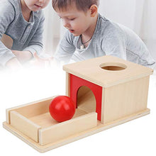 Load image into Gallery viewer, Baby Wooden Ball Box, Boys Girls Children Toys Wooden Coin Child Wooden Ball Box, Educational Toys Ball Box(Permanent Target Box)
