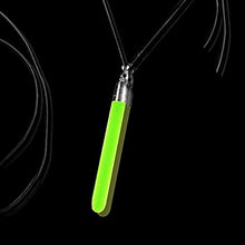 Load image into Gallery viewer, Party America Green 2in Glow Stick Pendant Necklace
