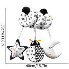 Load image into Gallery viewer, KAKIBLIN Crib Decorations Toy, Baby Crib Toy Hanging Decorations Plush Toys for Crib Bed Stroller Spiral Plush Toys Car Seat Travel Toy for Infant 0-6 Months, Ladybug
