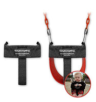 BabySwingSling  This Baby Swing Attachment Converts Standard Park Swings for Infants and Toddlers  Portable, Lightweight, Holds Up to 50 Pounds  Ideal for Swing Training This Summer
