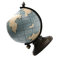 BESPORTBLE World Globe Pen Holder Resin Spinning World Globe Pen Bucket Pen Storage Container Desktop Earth Globe Model Ornament for Children Gift