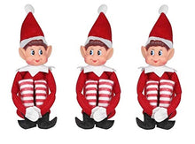 Load image into Gallery viewer, Elves Behavin&#39; Badly 12 Inch Long Leg Soft Body Vinyl Face Elf with Hat &amp; Tag (12 Inch. 3-Unit)
