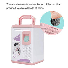 Load image into Gallery viewer, Kid Cartoon Bank, 5.1 * 5.1 * 9.6In Automatic Money Box Cash Coin Can Electric Children Bank, with Music for Kids Money Saving(Pink)
