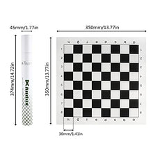 Load image into Gallery viewer, Andux Chess Game Rollable Chessboard XQQP-01 (Black,35x35cm)
