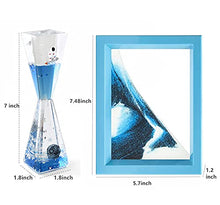 Load image into Gallery viewer, Moving Sand Art Picture and Liquid Motion Bubbler ,Astronaut Liquid Timer /Original Hourglass Toys Activity Calm Relaxing Desk Toy,Ideal Fidget Sensory Toys Kit for Home Decor and Office
