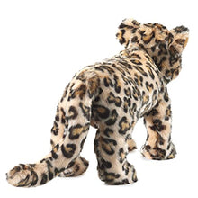 Load image into Gallery viewer, Folkmanis Leopard Cub Hand Puppet,Beige; Brown; Tan; Black; White
