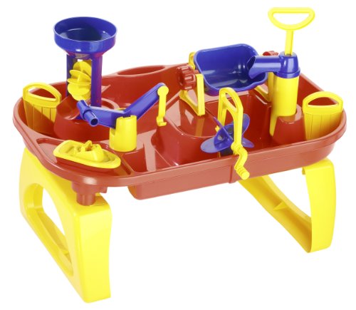 ksmtoys Bathworld 40893 Water Table for Kids Age 1+ Fits Standard Bathtub Primary Colors by Wader Quality Toys from