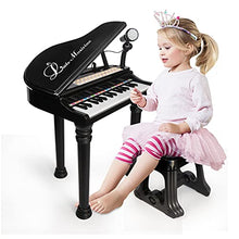 Load image into Gallery viewer, Love&amp;Mini Piano Toy Keyboard 31 Keys for Toddler 3 4 5 Years Old - Birthday Gift Music Instruments with Stool Electronic Keyboard Toy for Baby
