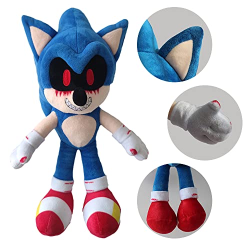 14.6 inch Blood Sonic.exe Plush Stuffed Toy Dark Sonic The