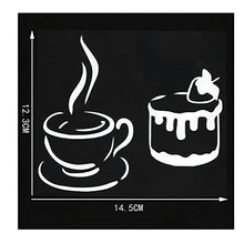 Load image into Gallery viewer, MDGCYDR Car Stickers Funny 14.512.3Cm Coffee and Cake Interesting Car Sticker Vinyl Decal Art Decoration Black / Silver

