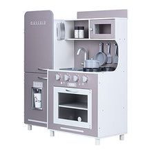 Load image into Gallery viewer, Teamson Kids Little Chef Mayfair Classic Kids Kitchen Playset with 11 Accessories, Gray
