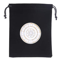 GLOGLOW Tarot Bag, Thick Velvet Tarot Storage Bag Pouch Dice Bag Jewelry Pouch Playing Cards Coins Drawstring Bag(6)