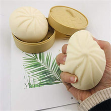 Load image into Gallery viewer, LILEI Slow Rising Kawaii Toy, Simulation Bun Decompression Toy, Steamed Creamy Custard Bun Squishies, Charms Artificial Fake Food Model, Soft Stress Relief Toy for Kids
