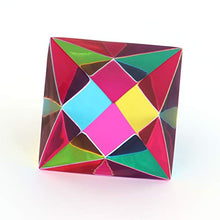 Load image into Gallery viewer, ZhuoChiMall Color Orthoctahedron, 40mm (1.57 inch) Regular Octahedron Prism for Home or Office dcor, STEM/STEAM Desktop Toys Easter Basket Stuffer for Kids
