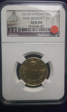 Load image into Gallery viewer, ITALY 2012-R Pope Benedict 50 Centesimi --- NGC Certified GEM BU
