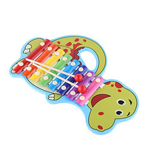 Load image into Gallery viewer, Vezve Xylophone for Kids Baby Musical Toy 8 Notes Music Instruments for Toddler Great Holiday Birthday Gift for Mini Musicians Funny Music Game Dino Xylophone
