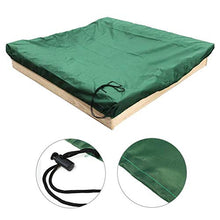 Load image into Gallery viewer, Sandbox Cover, Green Square Protective Cover with Drawstring for Sandpit, Toys, Swimming Pool and Furniture, Square Pool Cover (Color : Green, Size : 200x200cm)
