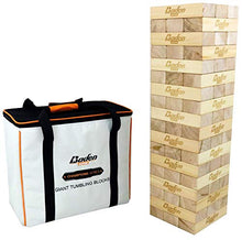 Load image into Gallery viewer, Baden Champions Giant Tumbling Blocks - 54 Premium Pine Blocks (Stacks to Over 5 ft. During Play), Game Rules &amp; Rugged Carry Bag
