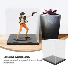 Load image into Gallery viewer, DOITOOL Clear Acrylic Display Case Assemble Countertop Box Cube Organizer Stand Protection Showcase for Action Figures Toys Collectibles S
