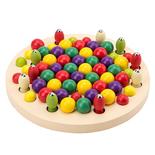 3 in 1 Magnetic Toy Set, Kids 3 in 1 Magnetic Clock Fishing Clip Beads Training Puzzle Game Education Toy Multicolor