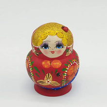 Load image into Gallery viewer, Amosfun Traditional Matryoshka Classic Semyonov Red Style Wooden Doll Nesting Doll Wooden 10 Layers Creative Russia Doll Matryoshka Doll Playing Toy for Children Kids
