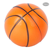 Load image into Gallery viewer, Decompression Ball Toy, Decompression Educational Toy 10Pcs PU Ball Decompression Basketball Children Ball Toy, 63mm Ball(Environmentally Friendly Orange)
