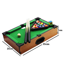 Load image into Gallery viewer, Collection of Indoor Ball Games, Billiards Games, Folding Table Tennis Tables, Parent-Child Entertainment Toys, Football Games Wooden Family Toys for Children,B
