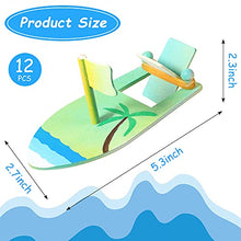 Load image into Gallery viewer, DIY Wooden Sailboat Rubber Band Paddle Boat Paint and Decorate Wooden Sailboat for Birthday Carnival Party DIY Craft (12 Pieces)
