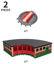 Load image into Gallery viewer, BRIO World - 33736 Grand Roundhouse | 2 Piece Toy Train Accessory for Kids Age 3 and Up
