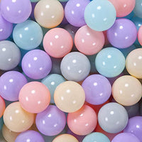 GOGOSO Ball Pit Balls 100pcs 2.15inch for Toddlers Baby - Muti-Color Plastic Balls for Ball Pit Play Tent Playhouse Pool Birthday Party Decoration
