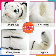 Load image into Gallery viewer, SpecialYou Tiger Hand Puppet Jungle Friends Plush Animals Toy for Imaginative Play, Storytelling, Teaching, Preschool &amp; Role-Play, 8
