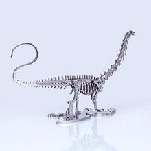 Load image into Gallery viewer, Haoun 3D Metal Puzzle, DIY Assembly Dinosaur Model Stainless Steel Model Kit Jigsaw Puzzle Brain Teaser, Dinosaur Puzzle Toy Desk Ornament - Diplodocus
