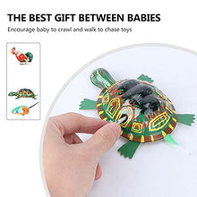 Load image into Gallery viewer, ibasenice 4pcs Wind Up Walking Toys Children Clockwork Rooster Frog Rat Turtle Animal Toys Kids Playing Wind Up Animal Figurines (Random Color)
