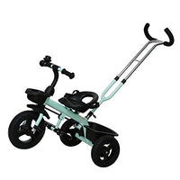 Children's Tricycle All Terrain 1-5 Years Old Children Indoor and Outdoor Simple Infant Bike 3 Colors Boy Girl Push Tricycle (Color : White)