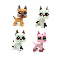 Load image into Gallery viewer, QYXM 4Pcs LPS Pet Shop,Q House Collect,LPS Pet Shop Cartoon Animal Cat Dog Figures Collection,for Kids Gift,#244+2598+577+750
