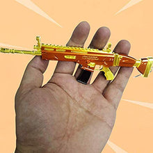 Load image into Gallery viewer, Golden Gun Scar Bolt-Action Sniper Rifle Legendary Guns Keychain for Games Collections Party Gift Alloy Metal Sinper Rifle Toys

