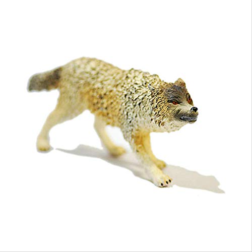 ZGPTX Home Decor for Ornament Figurine Simulated Animal Model Roar Wolf Children's Toy Birthday Present Pendulum