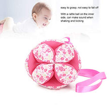 Load image into Gallery viewer, Rattle Ball Toy Interesting Cloth Fabric Colored Ball Toy, for Infant Having Fun(red)
