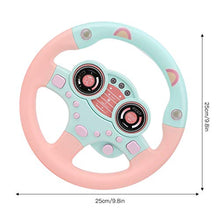 Load image into Gallery viewer, Driving Imitation Toy, Children Birthday Gifts Multiple Ways to Play Lovely Steering Wheel Toys Steering Wheel Toy Powerful Suction for Indoor Play(Pink, Santa Claus)
