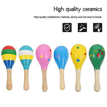 Load image into Gallery viewer, EXCEART 10Pcs Mini Maracas Wooden Egg Shaker Kids Musical Party Favor Wooden Maracas Festival Painting Wooden Carnival Maracas ( Random Colors )
