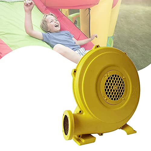 750W/110V Bouncy Castle Blower, Electric Air Pump Fan Commercial Blower, for Large Inflatable Bounce House, Bouncy Castle and Slides, Yellow