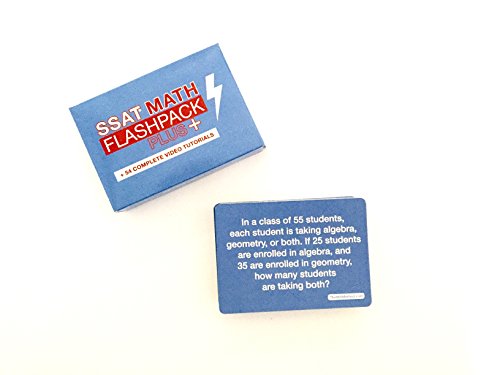 SSAT Math Flashpack Flashcards