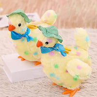 angel3292 Stuffed Animal Toys,Children Musical Cartoon Chicken Hen Laying Eggs Toy Singing Swinging Gifts Doll